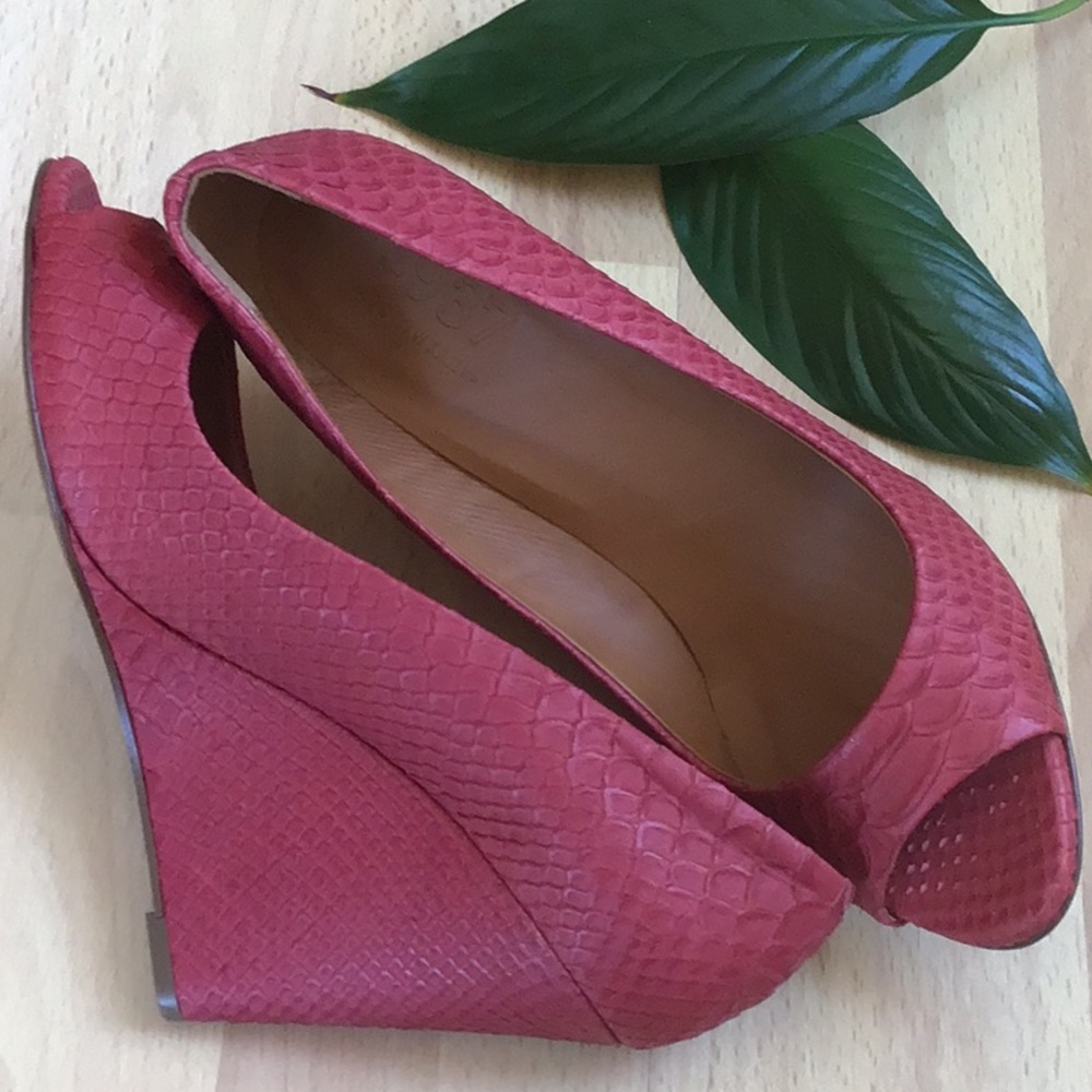 NWOT 1937 Madewell Italian Footwear Peep Toe Wedge